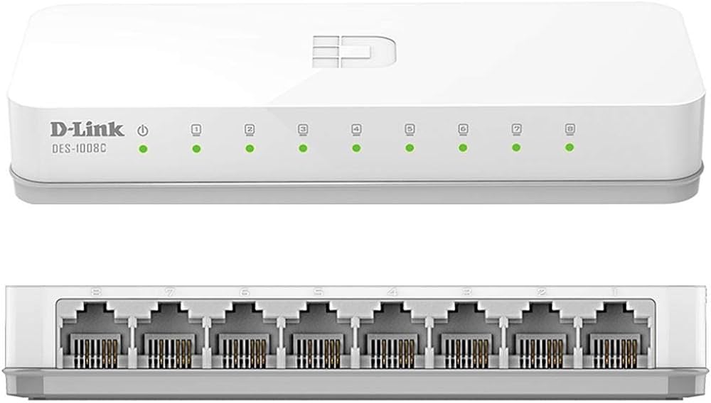 D-LİNK 8 PORT 10100 MBP SWİTCH