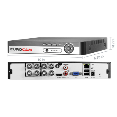 EUROCAM 8 KANAL 5MP H265+PLUS KAYIT CİHAZI