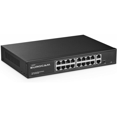 16 PORT MEGABİT POE SWİTCH EC-SW16-UP1000 GİGABİT