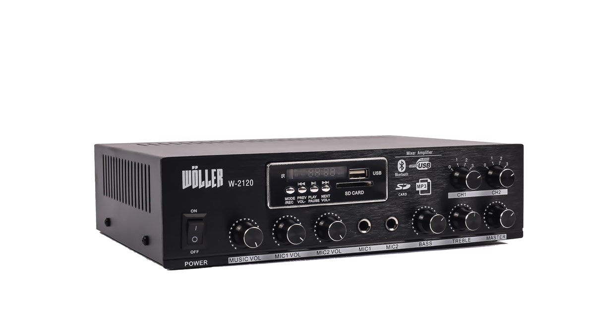 WÖLLER 2 BÖLGELİ 100 WATT HAT TRAFOLU ANFİ
