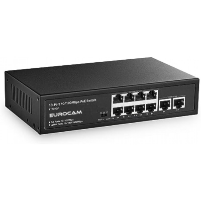 8 PORT MEGABİT POE SWİTCH EC-SW08-UP100